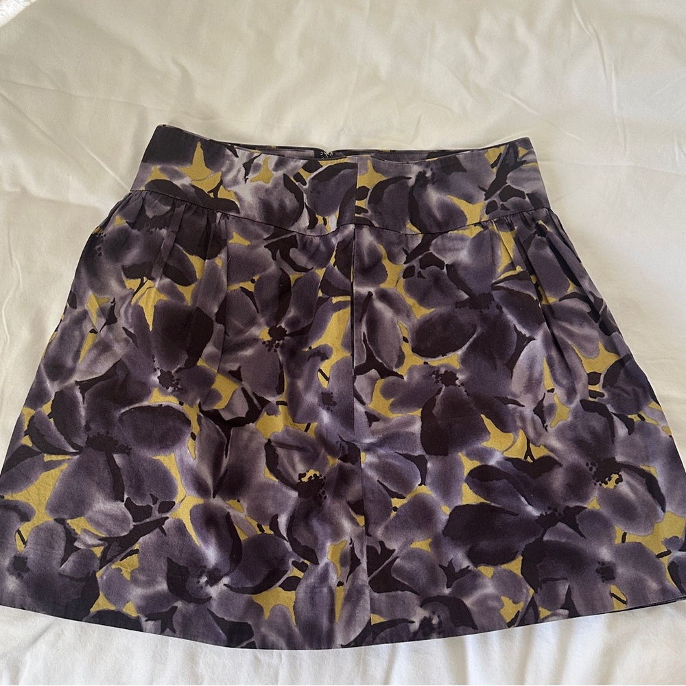 J crew floral skirt